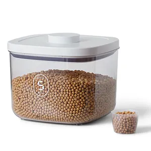 Rice Dispenser Large Capacity 5KG Grain Food Cereal Storage Container with Measuring Cup Bins for Kitchen Pantry Organizer