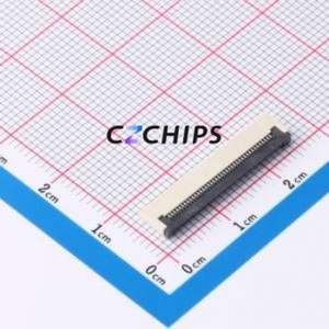 FPC-0.5FX-40PWCR-H20 FFC/FPC Connector SMD,P=0.5mm,Horizontal Mount Connector Flip Cover Type Bottom Contact 40P 0.5mm - Product Image 1