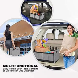 Grande capacità 1pc SUV contenitore con Multi-tasche Extra spessa baule pieghevole per <span class=keywords><strong>auto</strong></span> minivan - Product Image 5