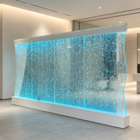 Panneau lumineux LED mural à bulles d'eau en acrylique Grandstone, séparateur de pièce moderne autoportant, translucide, découpé au laser, thème vie marine, facile à installer