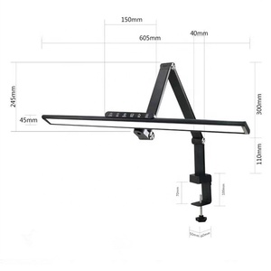 Bán sỉ 18 Wát đa gấp Led Bàn đèn 5 chế độ mờ thời gian LED Clip bàn đèn cho màn hình máy tính - Product Image 2