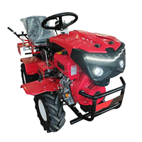 Cultivateur rotatif électrique diesel Meiqi 195, mini motoculteur à manivelle pour levage et abaissement, agriculture