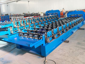 1200mm Glazed Roofing Sheet Machine Colored Steel <b>Metal</b> Step <b>Tile</b> Rolling Equipment with Gear Bearing Motor Core Components - Product Image 4