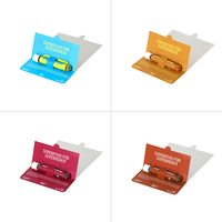 Mini cartons d'échantillon de parfum haut de gamme emballage en papier recyclé gaufrage papier artisanal pour Mini échantillons de parfum de luxe