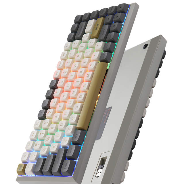 Motospeed SK84 Wireless BT Mechanical Gaming Keyboard Red Blue Switch 84 Keys Hot Swap Anti-Ghost Keyboard