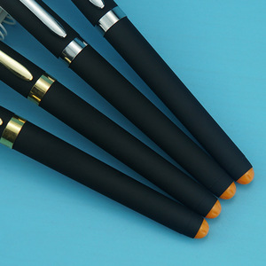 Custom Logo Ballpoint <b>Pen</b> 145mm Metal Hook Plastic Body Gold Silver <b>Refill</b> Business Office Promotion <b>Pen</b> - Product Image 4