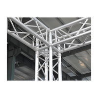 Support de scène DJ en aluminium tendance avec plaque de base et tour de fixation pour des présentoirs d'exposition élégants