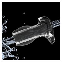 Dilatateur anal creux lumineux - Plug anal tunnel lumineux - Spéculum anal géant - Dilatateur d'anus étanche et écologique - Jouet SM pour lavement