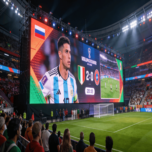 Affichage LED extérieur à louer P3.91 160 °   Vue panoramique pour les matchs de football, affichage des scores en direct sur les gradins du stade - Product Image 2
