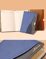 Coffret Cadeau Bloc-Notes et Stylo Blue Wave avec Emballage Personnalisé pour la Promotion d'Entreprise et la Fourniture en Gros de Papeterie