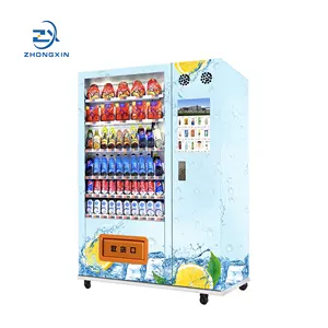 Máquina Expendedora de bebidas de café suave frío de entrega rápida ZX Máquina Expendedora de aperitivos y bebidas