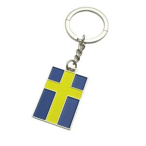 Porte-clés en métal de haute qualité, design drapeau national, irrégulier, vente en gros, porte-clés de voiture, cadeaux spéciaux, impression émaillée, matériau en alliage - Product Image 6