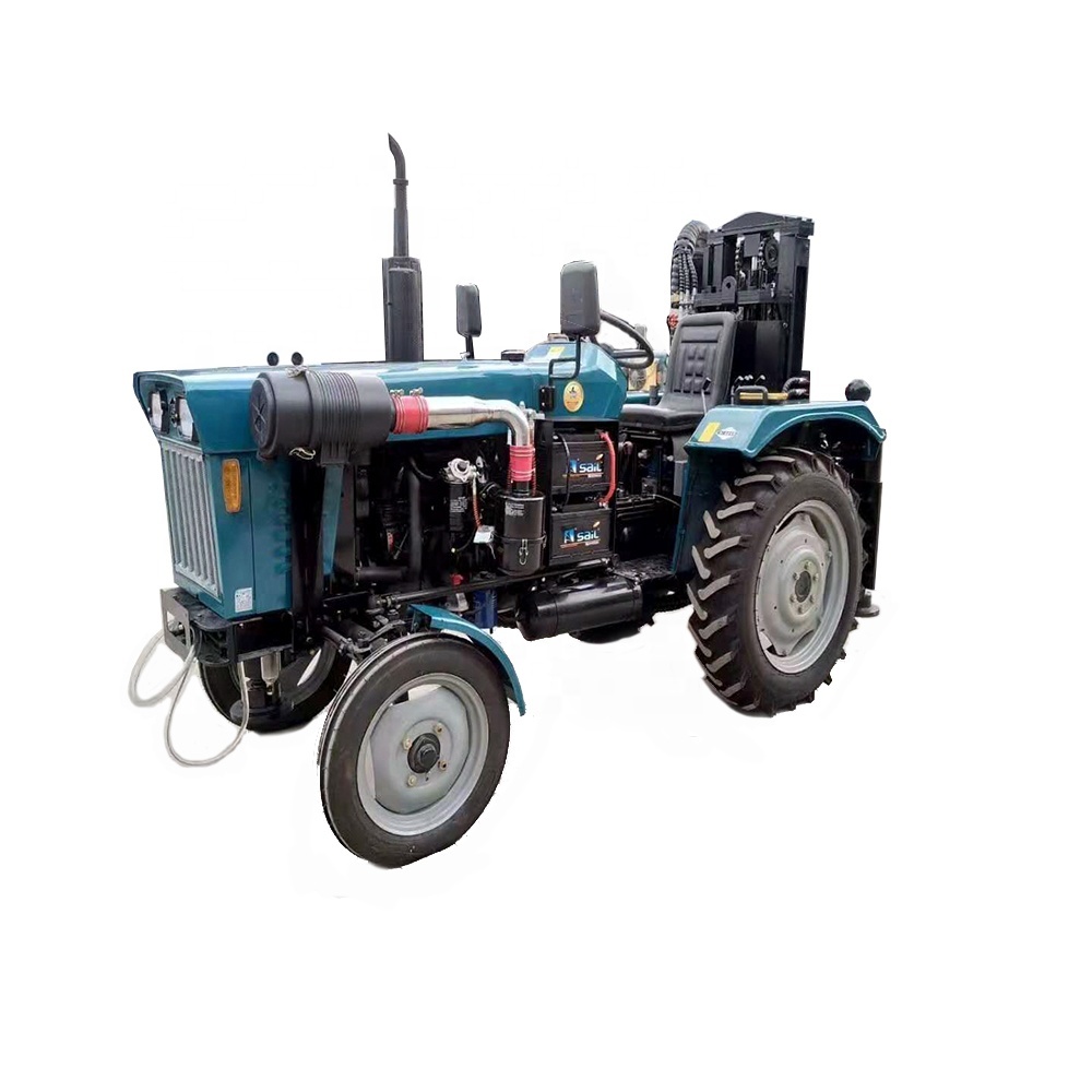 Mini remorque monté pas cher plate-forme de forage de puits d'eau KF150