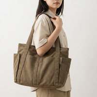 fourre-tout personnalisés en OEM 2025 Nouvelle marque pour dames Grande capacité Sacs fourre-tout en cuir vintage pour femmes
