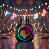Altavoz Inalámbrico Portátil WJ-A932S Personalizado de Fábrica con Luz de Colores, Micrófono Dual, Bajos Estéreo para Fiestas en Casa y al Aire Libre