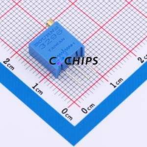 ตัวต้านทานปรับ3296W-1-203LF ได้/ตัวต้านทานโพเทนชิโอมิเตอร์ SIP-3P ตัวต้านทาน9.5x4.8มม. 20Kohm 10% 500mW 100ppm/ ℃ - Product Image 1