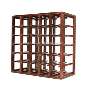 30-chai rượu vang giá miễn phí đứng sàn gỗ rắn 6-tầng hiển thị rượu vang lưu trữ Kệ - Product Image 4