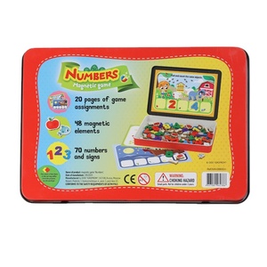 Tùy Chỉnh Thiết Kế Gia Đình Trẻ Em Hình Chữ Nhật Từ Có Thể Tái Chế Hộp Thiếc Thủ Công Phù Hợp Với Bộ Nhớ Thẻ Trò Chơi Kim Loại Rỗng Bao Bì Cao - Product Image 2