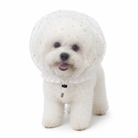 Bonnet anti-moustiques pour chien, taille réglable, filet fin pour le visage des animaux de compagnie, pour Bichon Maltese Pomeranian