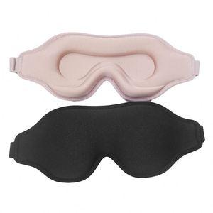 Masque de sommeil personnalisé en coton avec logo 3D profilé pour extensions de cils, luxe et confort - Product Image 4