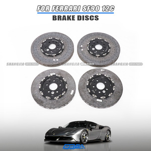 จานเบรกคาร์บอนเซรามิกคุณภาพแท้สำหรับเฟอร์รารี่ SF90 12 สูบ 779769 771436 โรเตอร์เบรก - Product Image 2