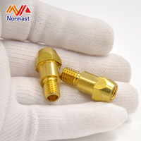 Connecteur en laiton pour torche de soudage MIG 36KD robuste, tige M6 M8, support de pointe, buse à gaz, consommables
