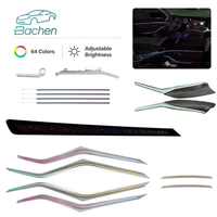 Kit d'éclairage d'ambiance pour BMW Série 3 G20 2020-2022, LHD/RHD, LED 64 couleurs, mise à niveau dynamique de l'intérieur, décoration d'ambiance