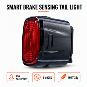 Luz Trasera para Bicicleta Recargable por USB, 400mAh, IP66 Impermeable, Luz LED Trasera para Bicicleta, 6 Modos para MTB, Bicicleta de Carretera, Scooter, 22g - Product Image 2