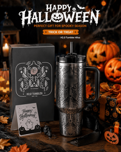 Gobelet isotherme 40oz avec poignée et paille, design Halloween, pour <span class=keywords><strong>Stan</strong></span> Cup H2.0, best-seller, personnalisable avec logo de grande marque, pour l'extérieur - Product Image 1