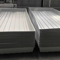 Mesa de siembra para invernadero con cubierta de ABS de alta rigidez Bainer, cama de vivero para agricultura, banco hidropónico con riego por goteo, ¡gran oferta!