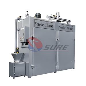 Máquina ahumadora de carne de pollo de acero inoxidable, máquina ahumadora de pescado - Product Image 3