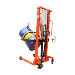 Factory Direct Selling Easy Operation Vertical Drum Stacker 350kg Oil Drum Lifter for Oil Depot