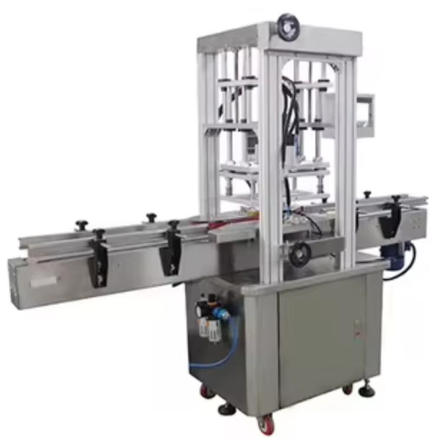 Fully Automatic Capping Machine Perfume Sample Vial Sealer Lid Snap-on Plastic Sprayer Bottle Capping Machine for Perfume Bottle