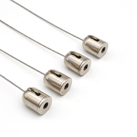 Collier de serrage semi-circulaire en fil de cuivre avec écrou pour système de suspension de lustre, compatible soudage et pliage, haute qualité