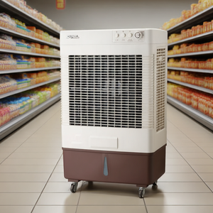Ventilador <span class=keywords><strong>Enfriador</strong></span> <span class=keywords><strong>de</strong></span> Aire Evaporativo Portátil <span class=keywords><strong>de</strong></span> Plástico con Logotipo Personalizado para Uso Comercial y Doméstico - Product Image 1