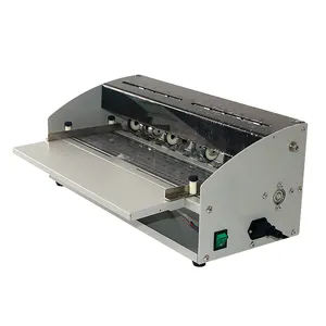 מתכת 460mm נייר ניקוב מכונה 4 ב 1 אוטומטי נייר מכונת קיפול נייר כרטיס ספר ניקוד מתקפל