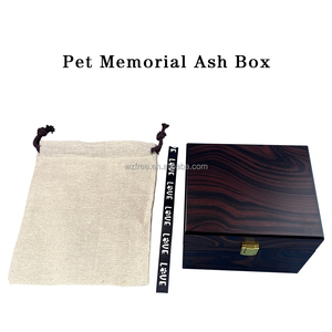 Ready to Ship Wooden Photo Frame Pet Memorial Ash Box Pet <strong>Cat</strong> Dog <strong>Urn</strong> Companionship Keepsake With Sack Storage Handmade Box - Product Image 5