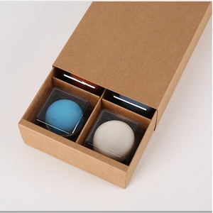 Boîte d'emballage en papier kraft pour cupcakes, pâtisseries, desserts, sushis, chocolats et truffes, avec tiroir et séparateurs, en matériaux recyclés, vente en gros - Product Image 1
