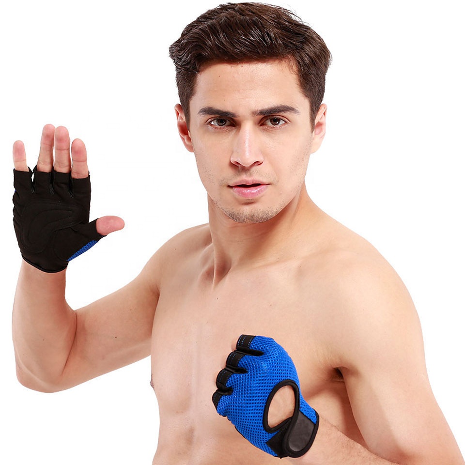 Гоночные перчатки без пальцев, дышащие, для мужчин и женщин