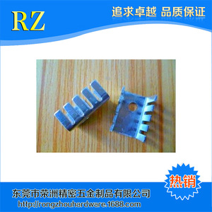 Dissipateur thermique en aluminium RZ01 argenté, dissipation thermique rapide pour alimentation de transistors LED TOT220 - Product Image 4