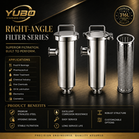 Filtro de Cesta de Ángulo Recto de Alto Flujo de Acero Inoxidable para Tuberías Industriales, para Agua, Aceite, Tinta, Resina, Recubrimientos - Proveedor OEM