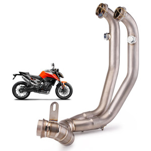 Tubo de conexión de escape para motocicleta, silenciador de tubo de conexión frontal modificado, aleación de titanio para <span class=keywords><strong>DUKE</strong></span> 790 2018 - 2023 años - Product Image 6