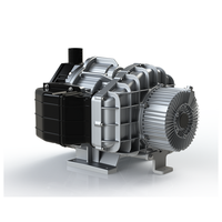 5.5 kW 7.5HP 35 SCFM fabriqué en Chine sans huile Scroll Air End Silencieux Haute Pression Pompe À Air Petit Compresseur D'air Industriel