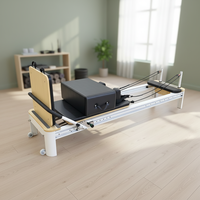 Lit de Pilates en alliage d'aluminium, équipement de Pilates, équipement de yoga, léger, pour usage domestique, piste complète