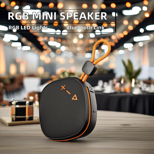 Wholesale Custom Logo High Quality 5W for 5.3 Wireless Speaker Mini Portable Outdoor Stereo Subwoofer Waterproof LED