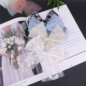 Wholesale Crinkle <b>Ribbon</b> Bow with Double-Sided Adhesive Tape for Gift Bag Boxes Chiffon <b>Ribbon</b> Packaging Bow for Gift Wrapping - Product Image 3