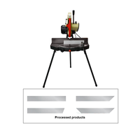 Machine de découpe rotative manuelle JD-P305 -45 °   à +45 °   Coupeur d'angle réglable pour le traitement des profilés en aluminium des portes et des fenêtres