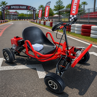 Mini kart à essence 90cc, 2 temps, 2,9 CV, kart de course tout-terrain à quatre roues pour adultes, loisirs et utilisation sur piste extérieure