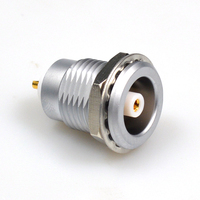 Connecteur demi-lune personnalisé ERA mâle/femelle circulaire 1PIN Push Pull auto-bloquant série S Connecteur coaxial compatible avec LE MO