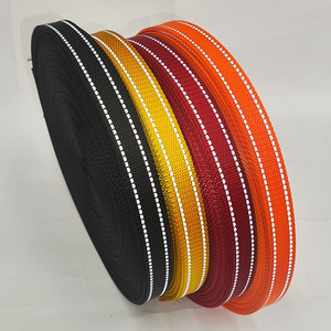 Tali hewan peliharaan kecil, 20mm 1 inci 1.5 "bebas tangan tali anjing kerah berjalan dapat ditarik untuk tali hewan peliharaan pola kustom anyaman serbaguna lembut - Product Image 4